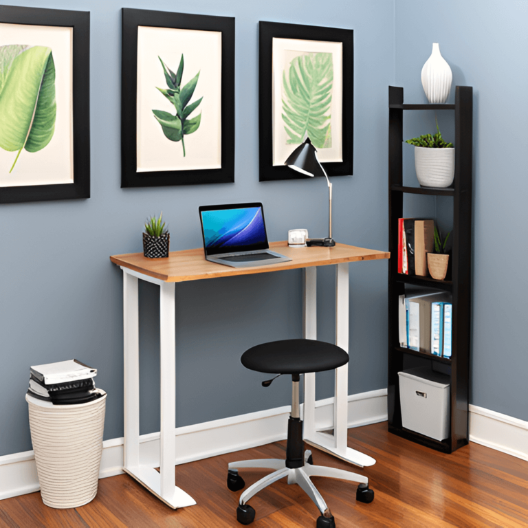 Standing desk for small spaces